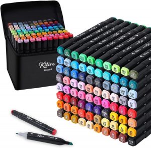 Alkohol Marker Stifte Set, Marking ink 80 Colouring Alcohol Marker Brush Tip,Quick Drying Permanent Twin Marker Pens, Art Markers for Coloring Book, Drawing stifte, Manga, Painting, Anime, Sketching10.99€ ➡️ https://www.amazon.de/dp/B0FJ83B1RR/?tag=preisfehlerheute-21