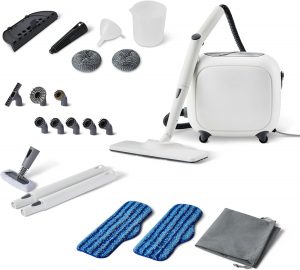 Amazon Basics Mehrzweck-Dampfreiniger mit 22 Zubeh&ouml;rteilen, 1,5-Liter-Tank, 1500 W, wei&szlig;107,57&euro; statt 126,55&euro;➡️ https://www.amazon.de/dp/B0DYDMB912/?tag=preisfehlerheute-21