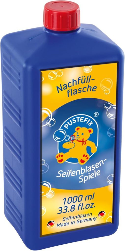 🤴 PUSTEFIX – 420869725 Seifenblasen Nachfüllflasche Maxi 1L I Seifenblasenflüssigkeit für bunte Blasen I I extra Flüssigkeit für mehr Bubble Spaß I für Kinder & Erwachsene auf Geburtstag, Hochzeit4,79€ statt 6,49€ – 27,0 🔥🚚 Verkauft durch Amazon und Versand durch Amazon17,969 Bewertungen: 4.6 / 5.0 ⭐️⭐️⭐️⭐️⭐️🛒 zu Amazon https://www.amazon.de/dp/B0002HYC0K/?th=1&tag=preisfehlerheute-21#038;psc=1&tag=preisfehlerheute-21