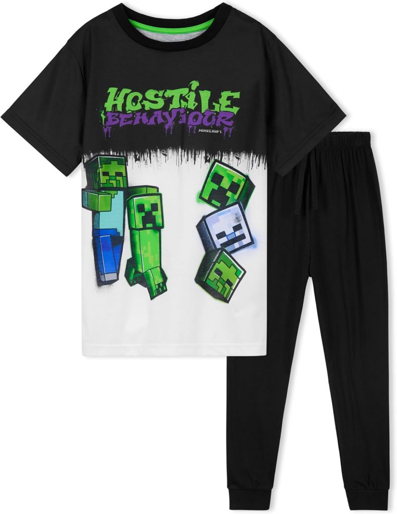 🤴 Minecraft Schlafanzug Jungen Pyjama Kinder 5-14 Jahre Winter Nachtwäsche Oberteil Pyjamahose Lang für Junge & Teenager19,94€ statt 25,59€ - 23,00 % 🔥🚚 Verkauft von Get Trend. und Versand durch Amazon723 Bewertungen: 4.6 / 5.0 ⭐️⭐️⭐️⭐️⭐️🛒 zu Amazon https://www.amazon.de/dp/B0BZ4WYKDW/?amp%3Btag=preisfehlerheute-21&%3Bamp%3Bth=1&%3Bamp%3Bpsc=1&tag=preisfehlerheute-21