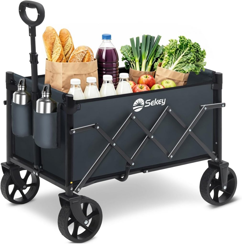 Sekey Bollerwagen Faltbar Klein 80KG, Handwagen Klappbar, Faltbarer Einkaufswagen Campingwagen mit Höhenverstellbarem Griff, Leicht & Platzsparend & Stabil, Mini 4029, Dunkelgrau31,61€ ➡️ https://www.amazon.de/dp/B0FL6JKC7L/?tag=preisfehlerheute-21