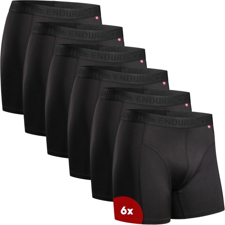 DANISH ENDURANCE 6er Pack Sport Boxershorts Herren, Mit regulärem oder langem Bein, Schwarz, M35,95€ statt 65,95€➡️ https://www.amazon.de/dp/B09HV89PG8/?tag=preisfehlerheute-21