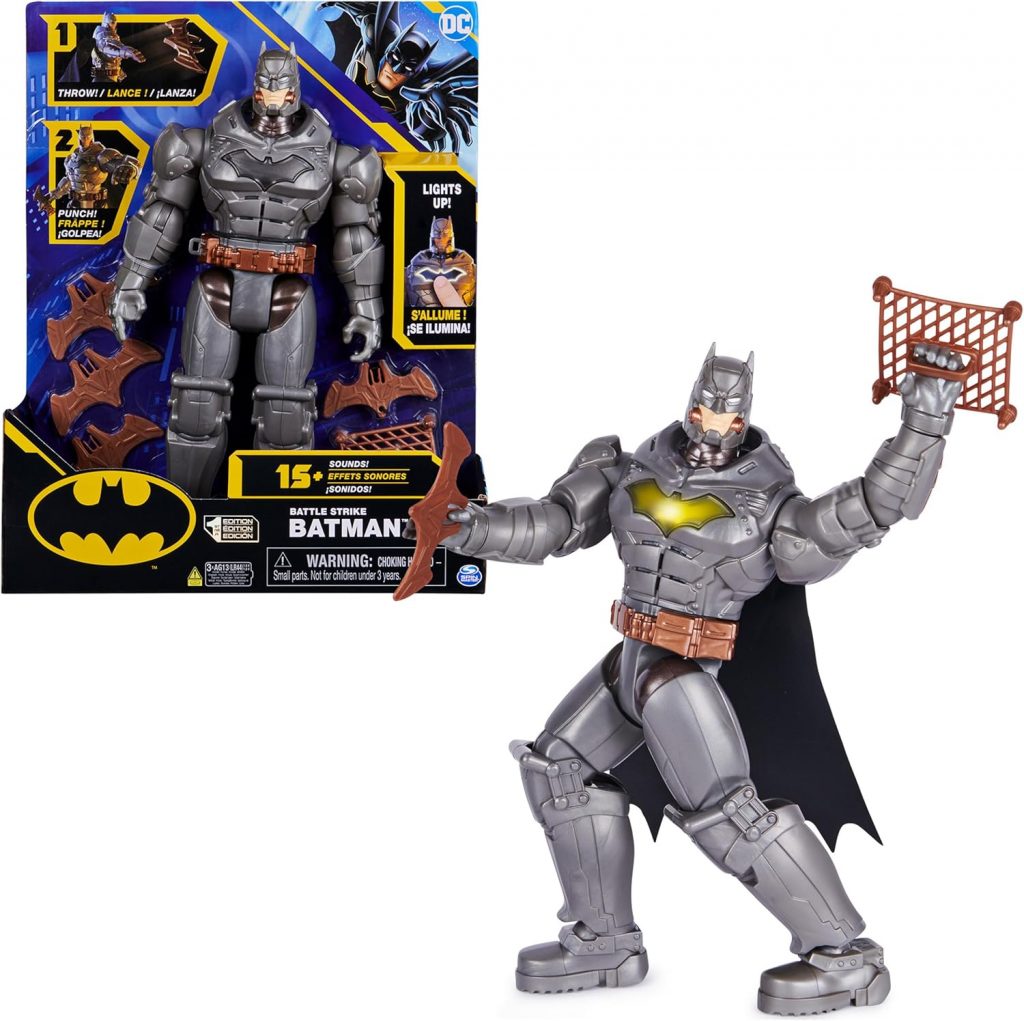 DC Comics Batman 30cm Deluxe – Actionfigur mit Schlag- und Wurffunktion, 5 Ausrüstungsgegenständen, Licht- und Soundeffekten8,31€ statt 9,23€➡️ https://www.amazon.de/dp/B09RSHCY7P/?tag=preisfehlerheute-21