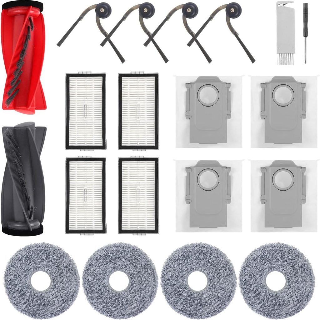 Spofan Zubehör Ersatz für Roborock Saros 10R, Saros 20, Qrevo CurvX, Qrevo Curv 2 Pro/2 ProX Saugroboter, 1 Hauptbürste, 4 Seitenbürsten, 4 HEPA Filter, 4 Wischtücher, 4 Staubbeutel18,79€ statt 26,99€➡️ https://www.amazon.de/dp/B0DXJTS1V7/?tag=preisfehlerheute-21