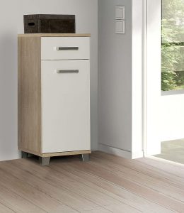 FORTE Veris Kommode mit 1 T&uuml;r und 1 Schublade, Holzwerkstoff, Sonoma Eiche / Wei&szlig; Hochglanz, 16,1 x 90,8 x 40,2 cm49,99&euro; statt 79,00&euro;➡️ https://www.amazon.de/dp/B00DR98XMI/?tag=preisfehlerheute-21