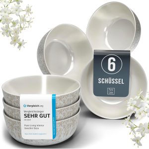 🤴 Steingut Müslischalen 6 Personen Ibiza TESTSIEGER, Traumhaftes Mediterranes Steingut Müsli Schüssel Set, Kleine Schüssel, Müslischale - Pure Living in Beige37,95€ statt 54,95€ - 31,00 % 🔥🚚 Verkauft und Versand durch Natureflow89 Bewertungen: 4.7 / 5.0 ⭐️⭐️⭐️⭐️⭐️🛒 zu Amazon https://www.amazon.de/dp/B0CJG12WHP/?tag=preisfehlerheute-21
