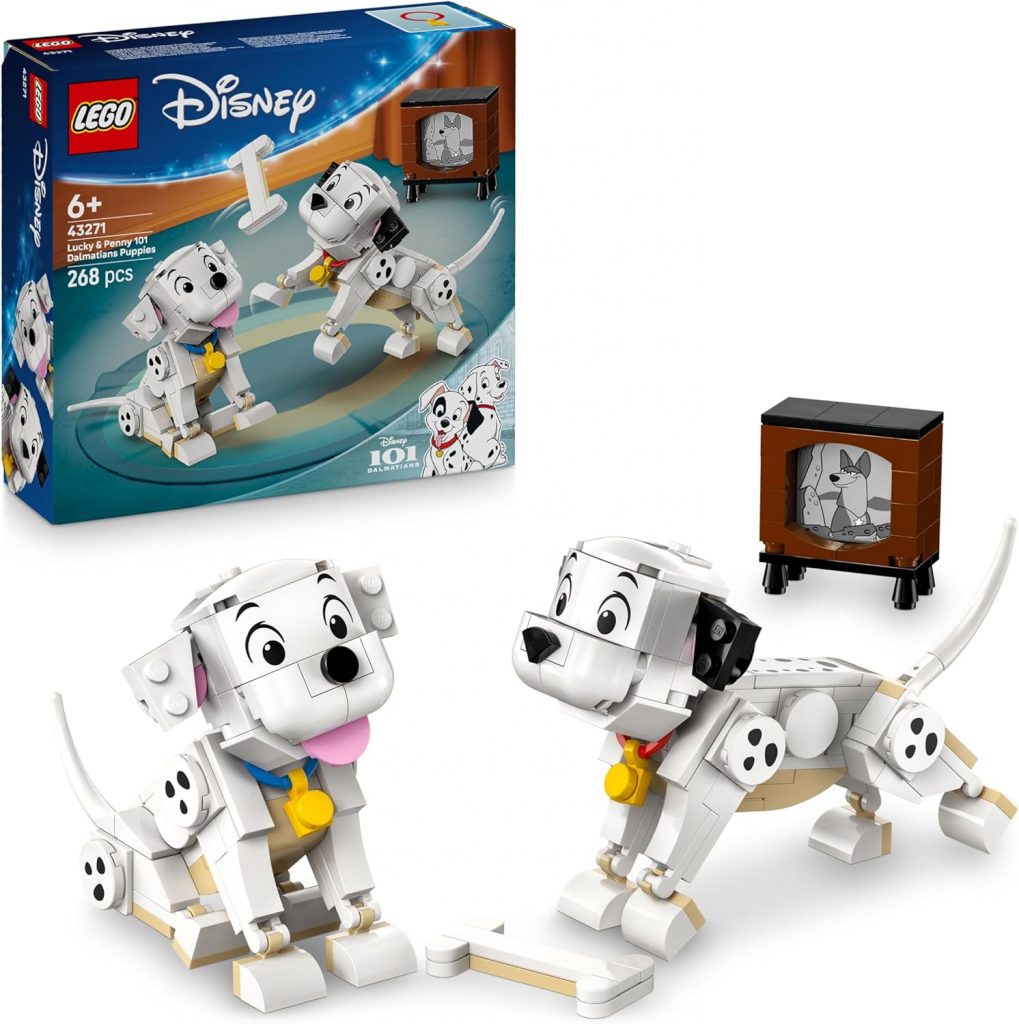 👑 LEGO ǀ Disney Lucky & Penny 101 Dalmatiner – Welpen Spielset – Tierfiguren zum Spielen mit beweglichen Köpfen, Beinen & Schwänzen – Knochen & Fernseher – Geschenk für Mädchen ab 6 Jahren – 4327116,28€ statt 24,99€ – 35,0 🔥🚚 Verkauft durch Amazon und Versand durch Amazon699 Bewertungen: 4.8 / 5.0 ⭐️⭐️⭐️⭐️⭐️🛒 zu Amazon https://www.amazon.de/dp/B0DRCXX59J/?tag=preisfehlerheute-21
