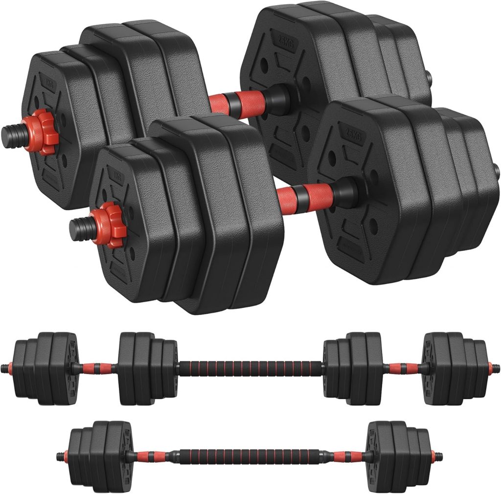 SONGMICS Hantelset, Hanteln mit Verbindungsstange, Hexagon, Kurzhantelset, 30 kg, für Workout, Fitnesstraining, Gewichtheben für Zuhause, Fitnessstudio, tintenschwarz SYL300B0131,04€ statt 39,99€➡️ https://www.amazon.de/dp/B0DTTXZ5Z3/?tag=preisfehlerheute-21