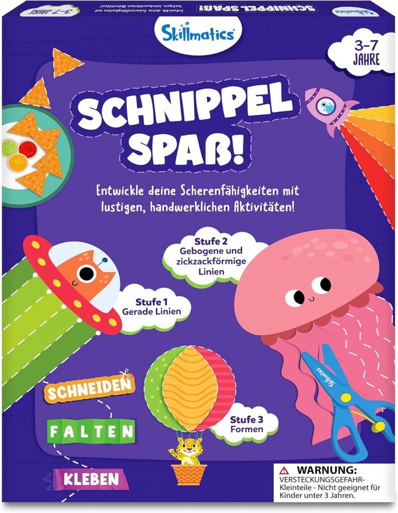 🤴 Skillmatics Kunst & Bastelaktivität- Schnippel Spaß! Scherenfähigkeiten üben, Bastelsets, Geschenke für Kleinkinder, Mädchen und Jungen im Alter von 3, 4, 5, 6, 7, Reisespielzeug14,99€ statt 19,98€ – 26,0 🔥🚚 Verkauft von Skillmatics EU und Versand durch Amazon2,387 Bewertungen: 4.5 / 5.0 ⭐️⭐️⭐️⭐️⭐️🛒 zu Amazon https://www.amazon.de/dp/B0DN1P2GG7/?tag=preisfehlerheute-21
