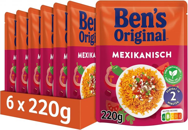 BEN'S ORIGINAL™ Express Reis Mexikanisch 6 x 220g8,39€ statt 14,34€➡️ https://www.amazon.de/dp/B0BSVBZ4QX/?tag=preisfehlerheute-21