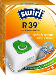 🤴 Swirl R 39 EcoPor Staubsaugerbeutel (4 Beutel), rei&szlig;feste Staubbeutel f&uuml;r einige Rowenta & Moulinex Staubsauger, 99,9% Filterung von Hausstaub & allergenem Feinstaub7,78&euro; statt 14,19&euro; - 46,00 % 🔥🚚 Verkauft durch Amazon und Versand durch Amazon3,035 Bewertungen: 4.7 / 5.0 ⭐️⭐️⭐️⭐️⭐️🛒 zu Amazon https://www.amazon.de/dp/B01CPHQ9ZK/?tag=preisfehlerheute-21