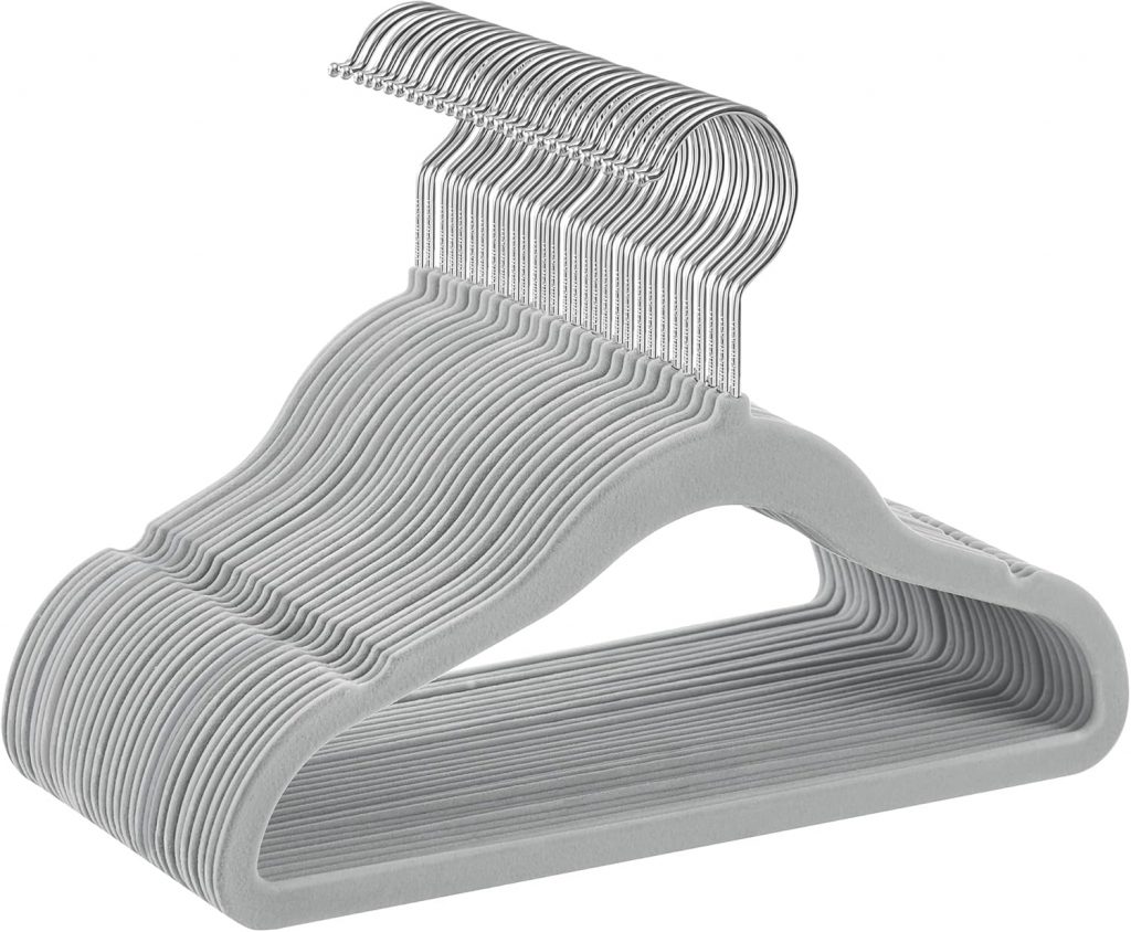 SONGMICS Kinderkleiderbügel, 30er Set Kleiderbügel Kinder, Baby-Kleiderbügel, Bügel Samt, 360° drehbarer Haken in Silber, platzsparend, rutschfest, für Kleiderschrank, Taubengrau CRF027G3015,40€ statt 22,99€➡️ https://www.amazon.de/dp/B0CMHCG75V/?tag=preisfehlerheute-21