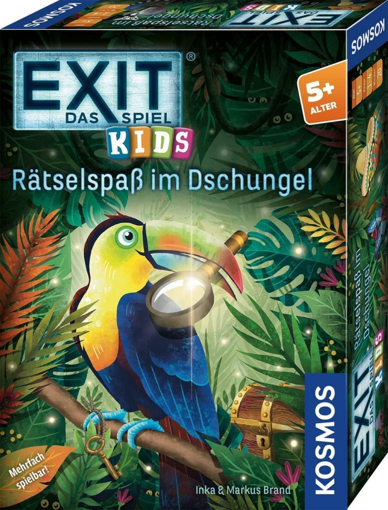 🤴 KOSMOS 683375 EXIT® – Das Spiel Kids – Rätselspaß im Dschungel, Rätselspiel ab 5 Jahre für 1-4 Kinder, mehrfach spielbar, Escape Room Spiel, EXIT Game, Kinderspiel10,49€ statt 14,99€ – 31,0 🔥🚚 Verkauft durch Amazon und Versand durch Amazon667 Bewertungen: 4.7 / 5.0 ⭐️⭐️⭐️⭐️⭐️🛒 zu Amazon https://www.amazon.de/dp/B09W7LGGZ7/?tag=preisfehlerheute-21