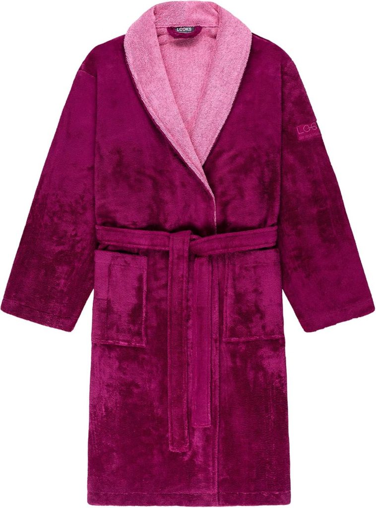 LOOKS BY WOLFGANG JOOP Bademantel L, Bademantel Damen Frottee, Frauen Morgenmantel beere mit Schalkragen, hochwertige Baumwollmischung39,98€ statt 119,99€➡️ https://www.amazon.de/dp/B08W56S8GS/?tag=preisfehlerheute-21