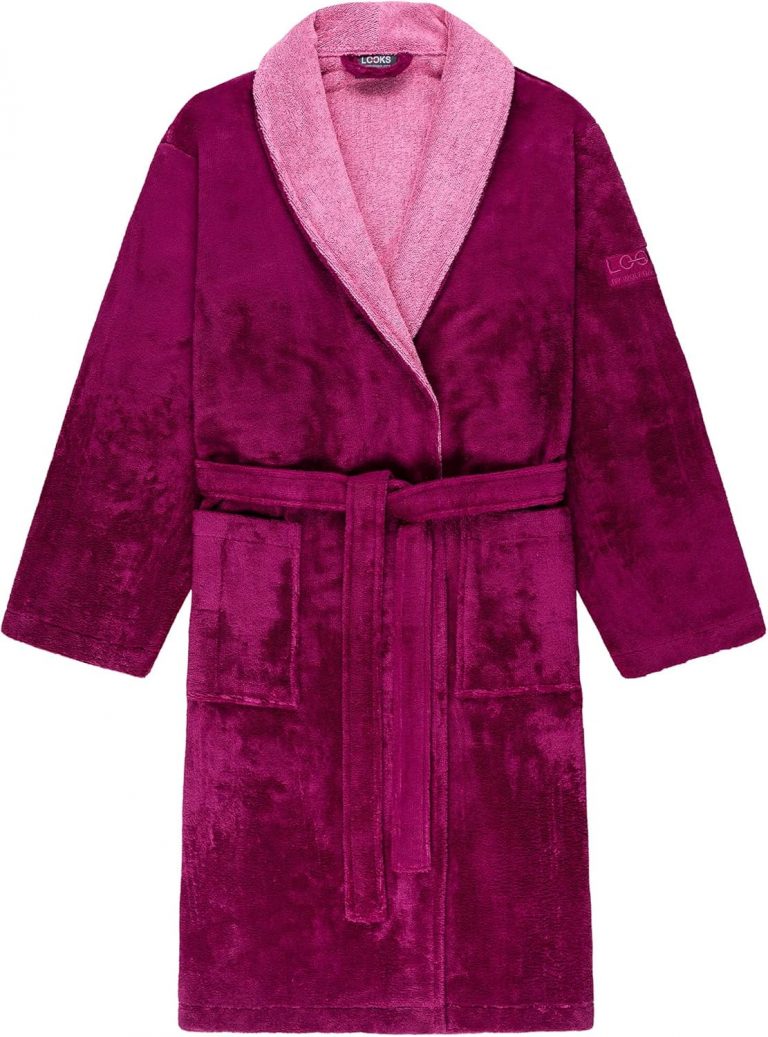 LOOKS BY WOLFGANG JOOP Bademantel L, Bademantel Damen Frottee, Frauen Morgenmantel beere mit Schalkragen, hochwertige Baumwollmischung39,98€ statt 119,99€➡️ https://www.amazon.de/dp/B08W56S8GS/?tag=preisfehlerheute-21