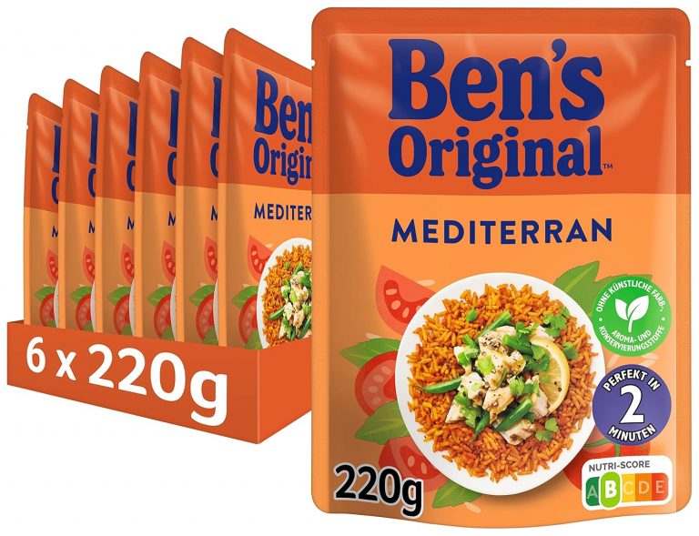 BEN'S ORIGINAL™ Express Reis Mediterran 6 x 220g🔥 ➡️ https://www.amazon.de/dp/B0BSVBNFBM/?tag=preisfehlerheute-21