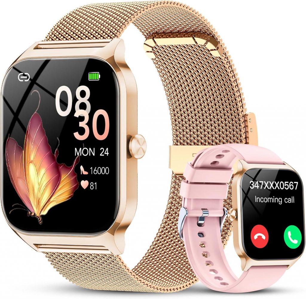 👑 CASCHO Smartwatch Damen mit Telefonfunktion, 1.85" HD Uhren mit Herzfrequenz SpO2 Schlafmonitor Schrittzähler, 120+ Sportmodi Fitnessuhr, IP68 Fitness Tracker, Smart Watch Kompatibel für Android iOS34,10€ statt 129,99€ – 74,0 🔥🚚 Verkauft von shen zhen shi lan du ke ji you xian gong si und Versand durch Amazon105 Bewertungen: 4.6 / 5.0 ⭐️⭐️⭐️⭐️⭐️🛒 zu Amazon https://www.amazon.de/dp/B0G7XDHPR8/?tag=preisfehlerheute-21