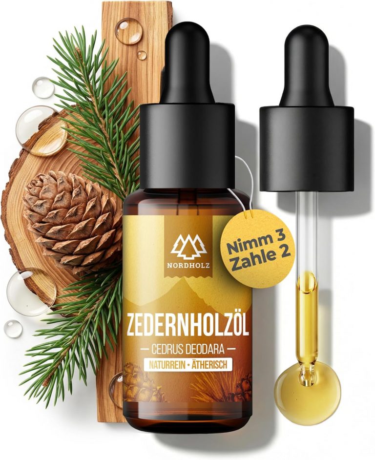 NORDHOLZ® Zedernholzöl [100% naturrein] Holzig & warm - Ätherisches Zedernöl in Pharmaqualität aus schonender Destillation - Laborgeprüft - Für Sauna, Diffusor & Aromatherapie8,49€ statt 9,99€➡️ https://www.amazon.de/dp/B0G1281BQB/?tag=preisfehlerheute-21
