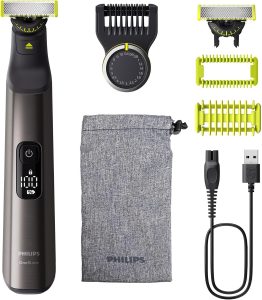 PHILIPS OneBlade Pro 360 Face & Body - elektrischer Rasierer, Trimmer & Bodygroomer, 2x 360 Klingen, Pr&auml;zisionskamm, 2x K&ouml;rperaufs&auml;tze, Reisetasche, f&uuml;r Gesicht & K&ouml;rper (QP6552/30)55,99&euro; statt 84,99&euro;➡️ https://www.amazon.de/dp/B0DC72VG9Q/?tag=preisfehlerheute-21