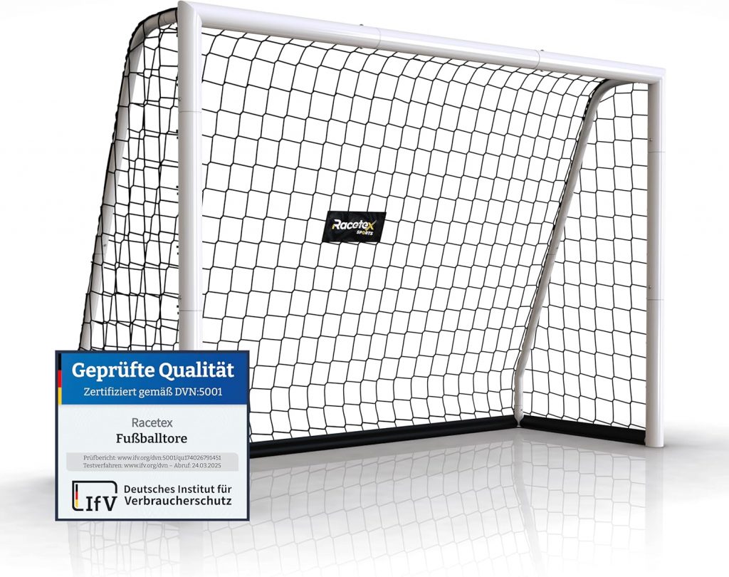 Racetex Fussballtore für Garten Kinder und Erwachsene [ENORM ROBUST] – Fußballtor Kinder mit Stabiler Stahlrahmen Front – Fußballtore inkl. Edelstahl Erdanker – Das Perfekte Tor für den Garten 240135,99€ statt 159,99€➡️ https://www.amazon.de/dp/B0DS9TVGFJ/?tag=preisfehlerheute-21