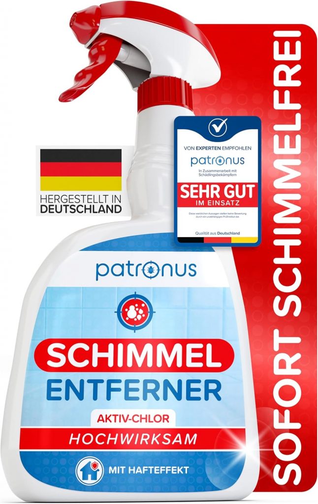 Patronus Profi Schimmelentferner mit Hafteffekt & Sofortwirkung [500 ml] für Wand, Bad, Fliesen, Fugen & mehr – Effektives Anti Schimmel Spray mit Aktivchlor zum Schimmel entfernen & als Fugenreiniger9,95€ statt 14,95€➡️ https://www.amazon.de/dp/B0G4JHK337/?tag=preisfehlerheute-21