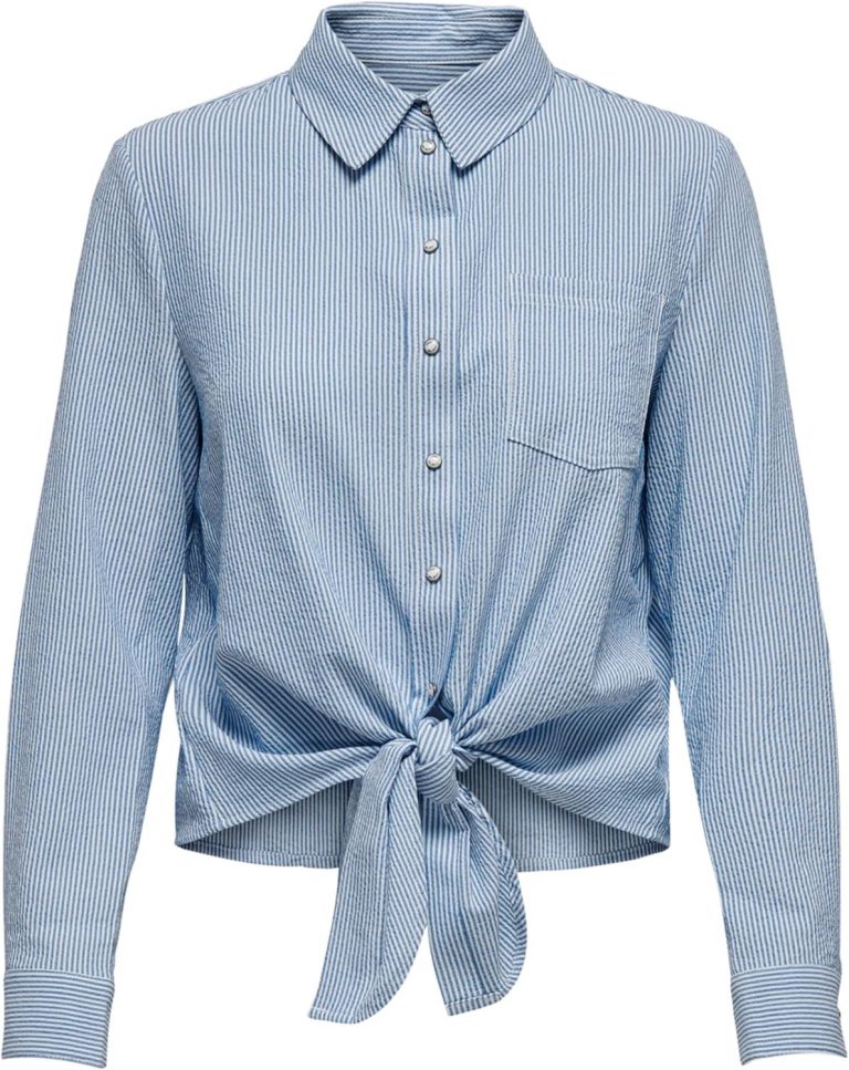 ONLY Damen Onllecey Ls Knot Shirt Noos WVN, Cloud Dancer/Stripes:medium Blue, XL17,99€ statt 29,99€➡️ https://www.amazon.de/dp/B08N1GTHYN/?tag=preisfehlerheute-21