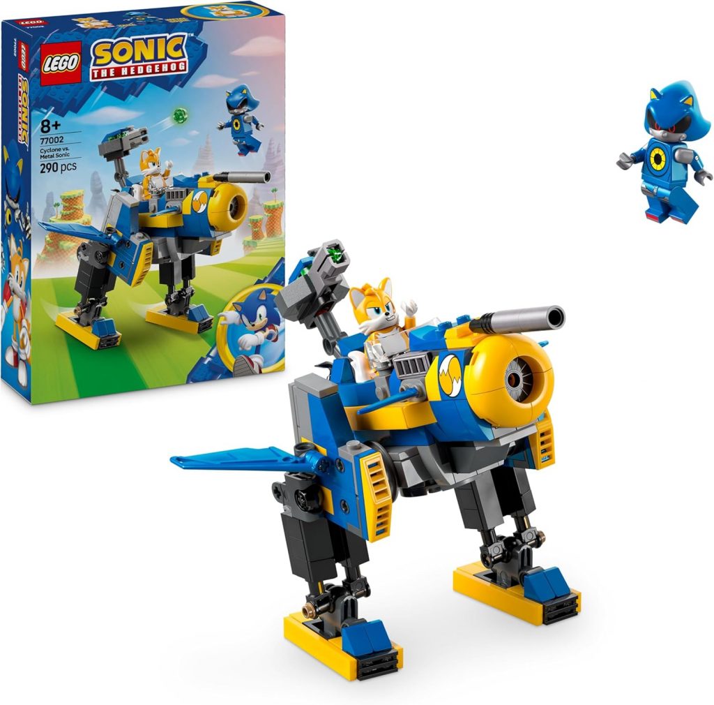 LEGO Sonic The Hedgehog Cyclone vs. Metal Sonic – Spielzeug Mechs zum Sammeln mit 2 Videospiel Minifiguren – Geschenkidee für Jungen und Mädchen ab 8 Jahren & Teenager Gaming Fans 7700219,64€ statt 29,99€➡️ https://www.amazon.de/dp/B0DHSCYP7C/?tag=preisfehlerheute-21