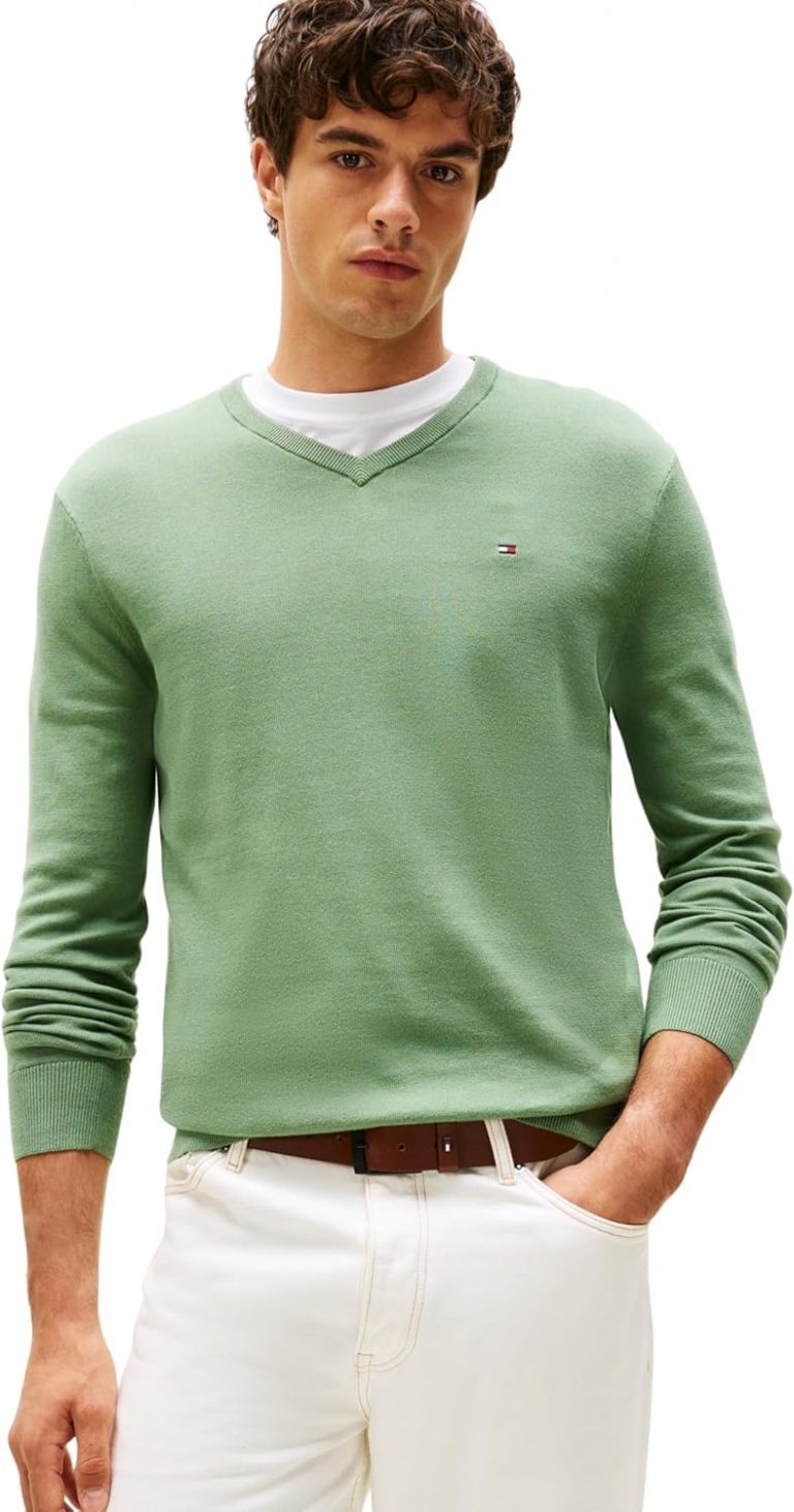 🤴 Tommy Hilfiger Herren Essential Cotton V Neck MW0MW14745 Pullover Sweater, Grün, 3XL, Grün (Dusty Meadow), 3XL/Mehr59,00€ statt 99,90€ - 41,00 % 🔥🚚 Verkauft durch Amazon und Versand durch Amazon778 Bewertungen: 4.3 / 5.0 ⭐️⭐️⭐️⭐️🛒 zu Amazon https://www.amazon.de/dp/B0DSYJTC1C/?amp%3Btag=preisfehlerheute-21&amp%3Bth=1&amp%3Bpsc=1&tag=preisfehlerheute-21