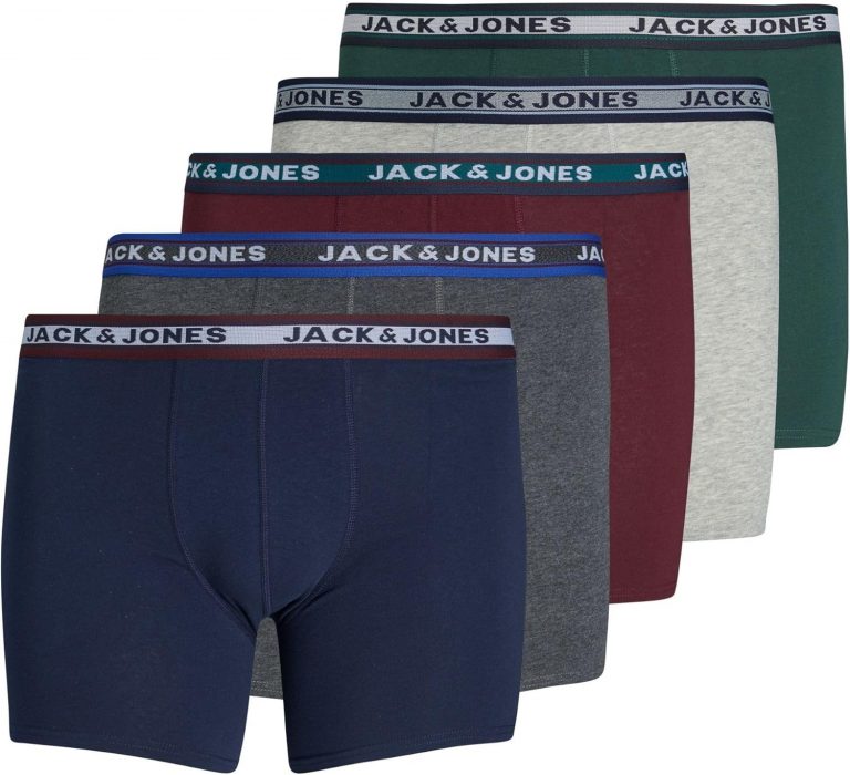 Jack & Jones Herren Jacoliver Trunks Noos Pls Pack of 5 Unterw sche, Dark Grey Melange, 5XL EU28,49€ statt 49,99€➡️ https://www.amazon.de/dp/B098TJPS9N/?tag=preisfehlerheute-21