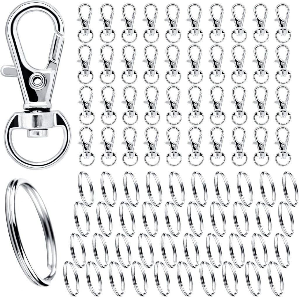 👑 Schlüsselring Klein 80Stk Karabiner Schlüsselanhänger Basteln Selber Machen Ringe Karabinerhaken mit Drehgelenk(Silber)5,92€ statt 7,99€ – 26,0 🔥🚚 Verkauft von Tianxinge Trading und Versand durch Amazon3,877 Bewertungen: 4.6 / 5.0 ⭐️⭐️⭐️⭐️⭐️🛒 zu Amazon https://www.amazon.de/dp/B0BCP21KDT/?th=1&tag=preisfehlerheute-21#038;psc=1&tag=preisfehlerheute-21