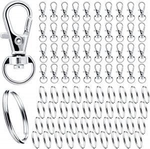 👑 Schl&uuml;sselring Klein 80Stk Karabiner Schl&uuml;sselanh&auml;nger Basteln Selber Machen Ringe Karabinerhaken mit Drehgelenk(Silber)5,92&euro; statt 7,99&euro; - 26,00 % 🔥🚚 Verkauft von Tianxinge Trading und Versand durch Amazon3,877 Bewertungen: 4.6 / 5.0 ⭐️⭐️⭐️⭐️⭐️🛒 zu Amazon https://www.amazon.de/dp/B0BCP21KDT/?th=1&amp%3Bpsc=1&amp%3Btag=preisfehlerheute-21&tag=preisfehlerheute-21