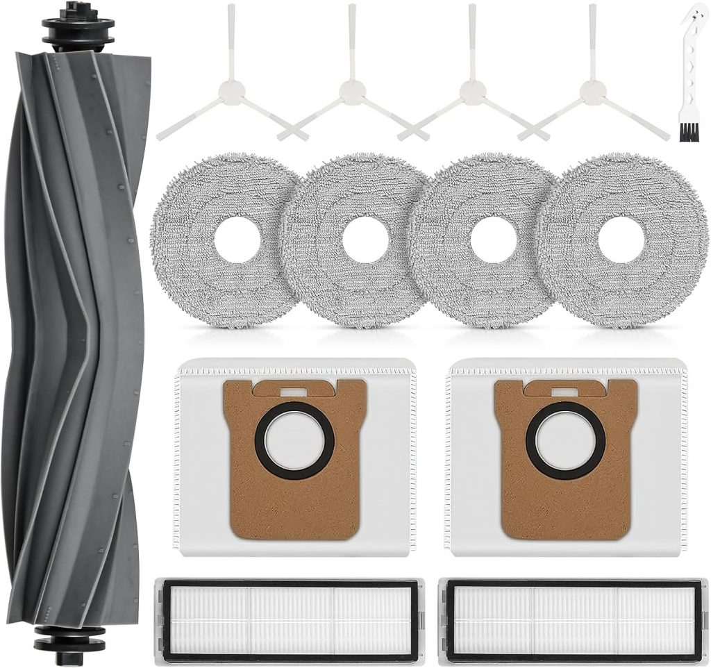 14 Stück Zubehör für Dreame L10s Ultra / L10 Ultra/Xiaomi Robot Vacuum X20+ Saugroboter, Ersatzteile mit 4 Wischtücher 4 Seitenbürste 2 Staubbeutel 2 HEPA Filter 1 Hauptbürste 1 Reinigungsbürste12,63€ ➡️ https://www.amazon.de/dp/B0FCM4FL94/?tag=preisfehlerheute-21