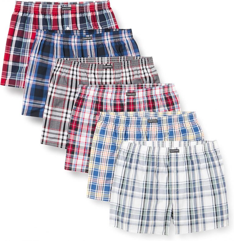 Lower East American Boxershorts Herren 6 Pack aus 100% Baumwolle I Unterwäsche Herren, Unterhosen für Männer 3XL Kariert23,99€ statt 34,95€➡️ https://www.amazon.de/dp/B013OLZHX6/?tag=preisfehlerheute-21
