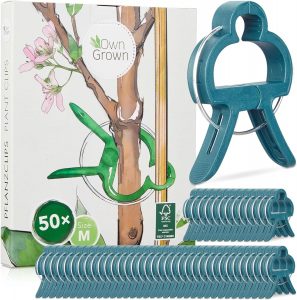 OwnGrown Pflanzen Klammern zum Binden - 50 Clips Größe M als Rankhilfe für Kletterpflanzen und Zimmergrün - Pflanzenclips in Grün für Blumen, Triebe, Stängel und zartes Gartenwachstum2,61€ statt 9,99€➡️ https://www.amazon.de/dp/B09JKVLCTP/?tag=preisfehlerheute-21