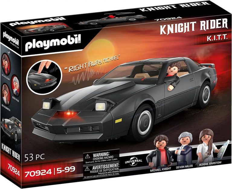 🤴 PLAYMOBIL 70924 Knight Rider - K.I.T.T., Mit original Licht und Sound, Für Knight Rider-Fans und Kinder, 5-99 Jahre45,00€ statt 79,98€ - 44,00 % 🔥🚚 Verkauft und Versand durch Ponera3,252 Bewertungen: 4.7 / 5.0 ⭐️⭐️⭐️⭐️⭐️🛒 zu Amazon https://www.amazon.de/dp/B09KHGQRM3/?amp%3Btag=preisfehlerheute-21&tag=preisfehlerheute-21