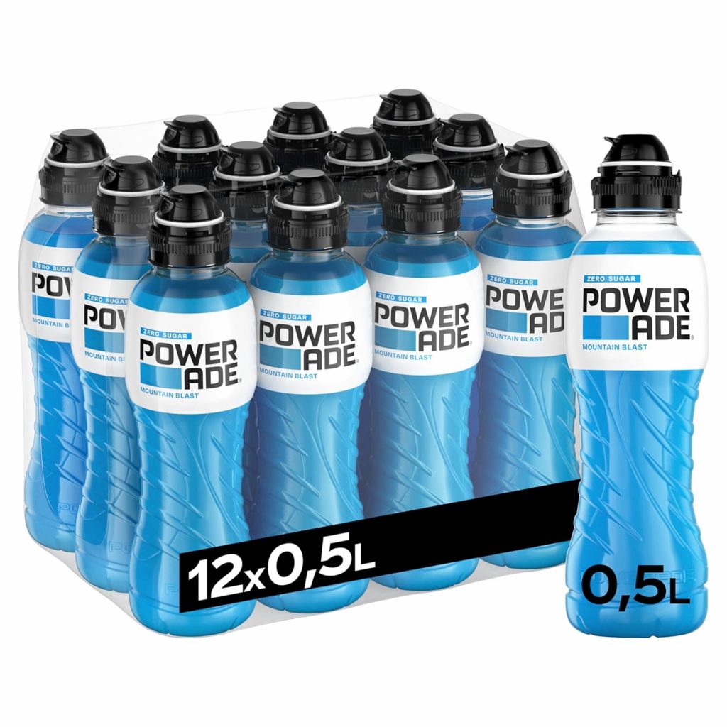Powerade Sports Mountain Blast Zero, zuckerfreies Sport Getränk mit Fruchtmix-Geschmack, Sport Drink in stylischen Einweg Flaschen (12 x 500 ml)12,49€ statt 17,88€➡️ https://www.amazon.de/dp/B0BXPW8SDJ/?tag=preisfehlerheute-21