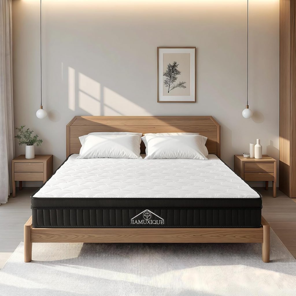 JIAMUXIQUE Matratze 140×200 cm 25cm Höhe, Härte H3 Mittelfest, 7-Zonen-Hybridmatratze, Orthopädische Taschenfederkernmatratze mit Komfortschaum, Atmungsaktiv, Druckentlastung132,99€ statt 143,99€➡️ https://www.amazon.de/dp/B0CXXS46RQ/?tag=preisfehlerheute-21