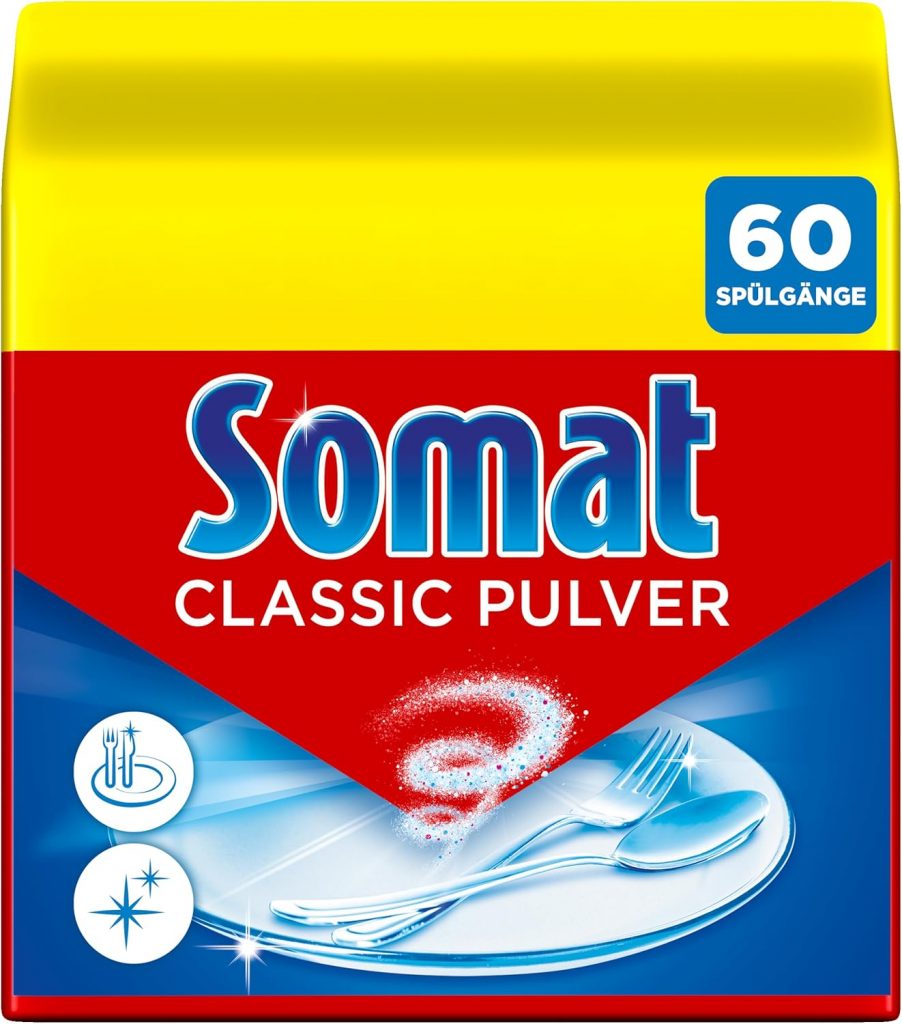 Somat Pulver Classic (60 Spülgänge), Spülmaschinenpulver für die tägliche Reinigung auch im Eco-Programm, Spülmittel Pulver verleiht brillanten Glanz und strahlend sauberes Geschirr4.36€ statt 11.30€➡️ https://www.amazon.de/dp/B0FZW3X2GQ/?tag=preisfehlerheute-21