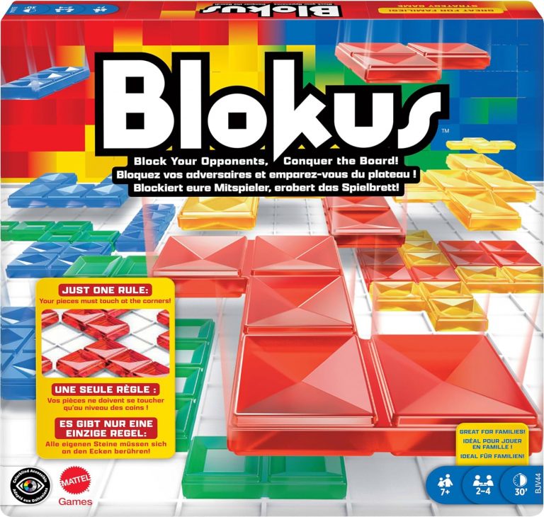 🤴 Mattel Games Blokus Spiel, Brettspiel für die Familie, Strategiespiel, für 2-4 Spieler, Gesellschaftsspiel, ab 7 Jahren, BJV4415,89€ statt 34,99€ - 55,00 % 🔥🚚 Verkauft durch Amazon und Versand durch Amazon9,758 Bewertungen: 4.7 / 5.0 ⭐️⭐️⭐️⭐️⭐️🛒 zu Amazon https://www.amazon.de/dp/B00FBWBM3G/?amp%3Btag=preisfehlerheute-21&tag=preisfehlerheute-21