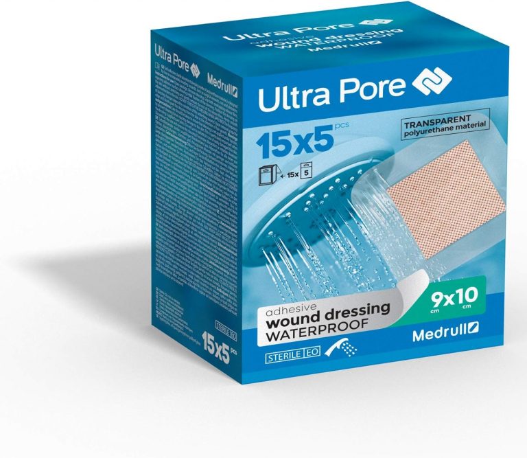 Medrull 100% wasserfestes Wundpflaster 9x10 cm 75 Stück Wasserfestes Pflaster Steril, Transparent, Starker Halt - Schützt bei Schnittwunden & Kratzer - Ideal zum Duschen, Sport, Baden22,44€ statt 27,80€➡️ https://www.amazon.de/dp/B0896XNX6R/?tag=preisfehlerheute-21