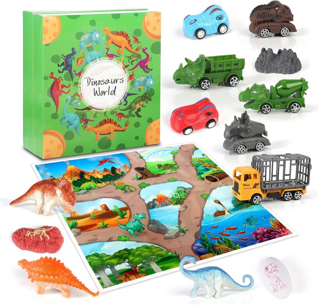 OKYUK dinosaurier spielzeug | Dinosauriertransporter, Dinosaurierauto, Minidinosaurier, detailgetreuer Dino | tolles Geschenk für Mädchen und Jungen | Spielzeug ab 3 Jahre9,48€ statt 28,57€➡️ https://www.amazon.de/dp/B0FL2LCMPS/?tag=preisfehlerheute-21