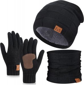 Vyuwast M&uuml;tze Schal Handschuhe Sets f&uuml;r Herren,Winter Warm Beanie M&uuml;tze Schal Touchscreen Handschuhe,Strick Gef&uuml;ttert Beanie M&uuml;tzes Handschuhes Schlauchschal 3-in-1 Geschenk Set3.99&euro; statt 17.99&euro;➡️ https://www.amazon.de/dp/B0FNWRNCHW/?tag=preisfehlerheute-21