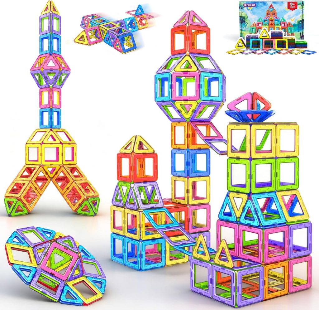 COOLJOIN Magnetische Bausteine, Magnetbausteine Magnete Kinder, Magnetspielzeug Tiles, 40 Teile Magnet bausteine für Spielzeug ab 3 4 5 Jahre Kinder Jungen und Mädchen Halloween und Christmas Geschenk9.99€ statt 30.00€➡️ https://www.amazon.de/dp/B0G4RH5PGV/?tag=preisfehlerheute-21