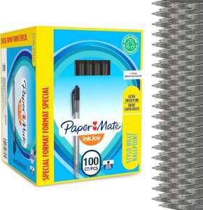 🤴 Paper Mate InkJoy 100RT Retractable Kugelschreiber | mittlere Spitze (1,0 mm) | Schwarz | 100 St&uuml;ck31,99&euro; statt 65,00&euro; - 51,00 % 🔥🚚 Verkauft und Versand durch PAallaround1,340 Bewertungen: 4.6 / 5.0 ⭐️⭐️⭐️⭐️⭐️🛒 zu Amazon https://www.amazon.de/dp/B01LXUKFXA/?th=1&amp%3Bpsc=1&amp%3Btag=preisfehlerheute-21&tag=preisfehlerheute-21