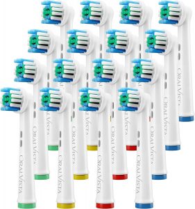 OralVista Elektrische Zahnb&uuml;rstenk&ouml;pfe, 16er-Pack kompatibel mit Oral B Aufsteckb&uuml;rsten, Zahnb&uuml;rstenaufsatz Oral B f&uuml;r empfindliches Zahnfleisch tiefe Reinigung Hochwertige Borsten, einfache Passform2.69&euro; ➡️ https://www.amazon.de/dp/B0DFTQJM99/?tag=preisfehlerheute-21