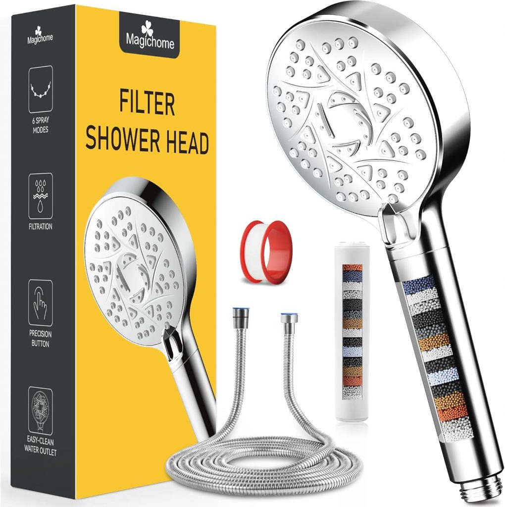🤴 Magichome Duschkopf mit Filter 20-stufiger Filtration, 6 Strahlarten Duschkopf Wassersparende mit Schlauch 2m Universelle Hochdruck Handbrause, Enthärtet Hartes Wasser mit Extra Austauschbarem Zubehör17,98€ statt 25,99€ – 31,0 🔥🚚 Verkauft von Magichome EU und Versand durch Amazon419 Bewertungen: 4.1 / 5.0 ⭐️⭐️⭐️⭐️🛒 zu Amazon https://www.amazon.de/dp/B0CKYFGDH5/?th=1&tag=preisfehlerheute-21#038;psc=1&tag=preisfehlerheute-21