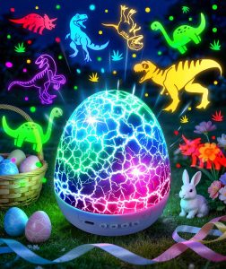 🤴 Staryou Kreative Ostern Geschenke Kinder, 15 Musik Nachtlicht Knder Dinosaurier Spielzeug, 3 Filme+31 Farben Dino Lampe, Fernbedienung+Helligkeit+Timer Dino Ei, Sternenhimmel Projektor Kinder31,44&euro; statt 45,99&euro; - 32,00 % 🔥🚚 Verkauft von Fairylamp und Versand durch Amazon1,700 Bewertungen: 4.4 / 5.0 ⭐️⭐️⭐️⭐️🛒 zu Amazon https://www.amazon.de/dp/B0CW1RSWCH/?th=1&amp%3Bpsc=1&amp%3Btag=preisfehlerheute-21&tag=preisfehlerheute-21