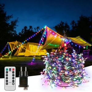 Czemo Lichterkette Au&szlig;en Lichterkette Innen,20M 400er LED Lichterkette,Wasserdicht 8 Modi,mit Timer Speicherfunktion, mit Stecker Fernbedienung f&uuml;r Au&szlig;en Garten Weihnachten,Farbiges Licht3.99&euro; ➡️ https://www.amazon.de/dp/B0FK9ZMR9Z/?tag=preisfehlerheute-21