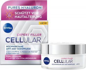 NIVEA Cellular Expert Filler Hochwirksame Anti-Age Tagespflege LSF 15, extra straffende Gesichtspflege mit Auffüllungseffekt, aufpolsternde Tagescreme mit Hyaluronsäure & Sonnenschutz (50 ml)12,34€ statt 19,49€➡️ https://www.amazon.de/dp/B0DH3TF3BG/?tag=preisfehlerheute-21