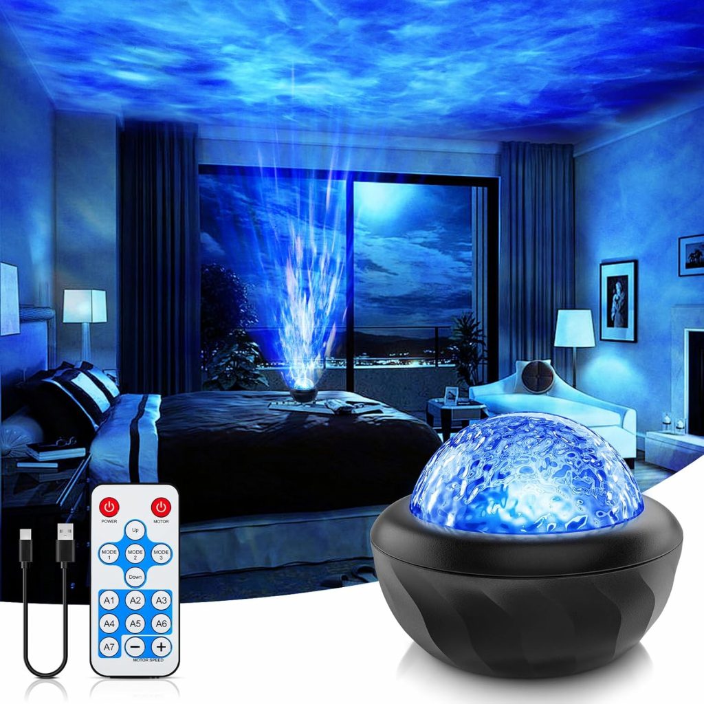 Fokky Sternenhimmel Projektor Kinder Erwachsene, Wasserwellen Galaxy Projector mit 7 Lichtfarben & Fernbedienung, Aurora Lampe, Nachtlicht, Party und Zimmer Deko, Perfekte Geschenkauswahl7.99€ ➡️ https://www.amazon.de/dp/B0F48V1JTN/?tag=preisfehlerheute-21